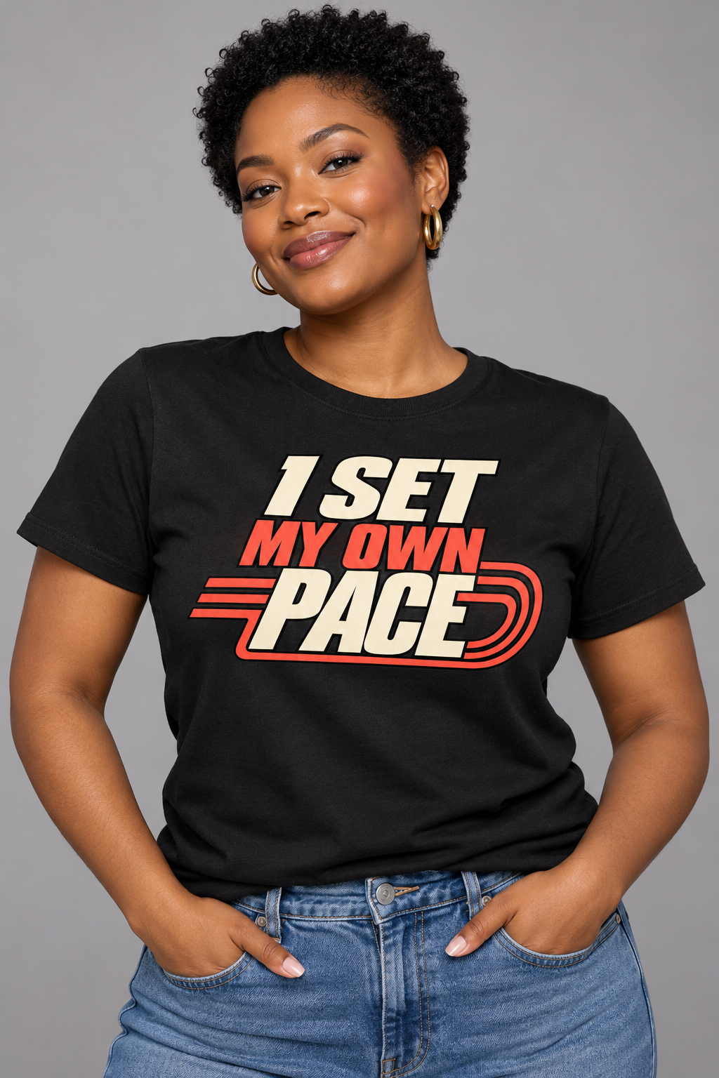 I Set My Own Pace graphic tee