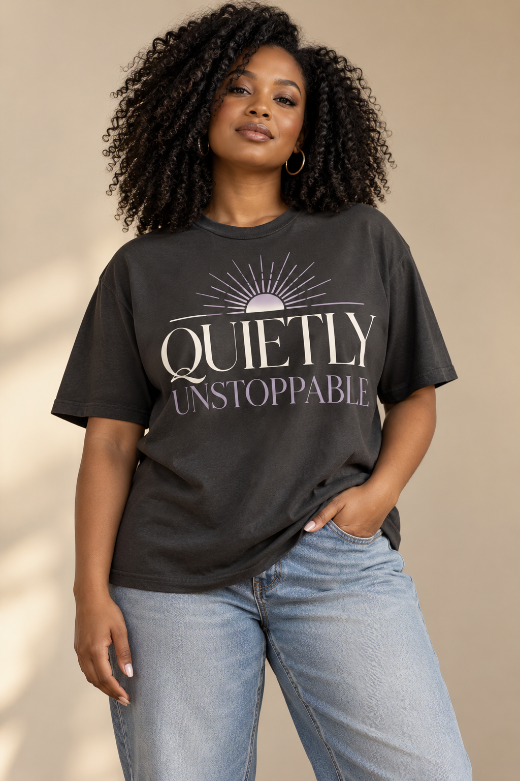 Quietly Unstoppable graphic tee
